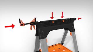 Pony 2 Piece Clamping Sawhorses [upl. by Hgielrebmik]