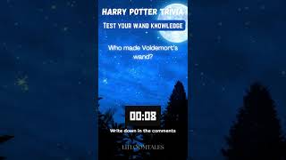 Who Made Voldemort’s Wand  Harry Potter Trivia Challenge [upl. by Luise]