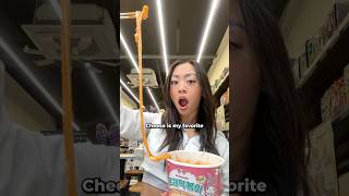 making the cheesiest rice cakes tteokbokki at the korean convenience store shorts [upl. by Erund]