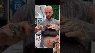 💈✅ESTRUCTURA DE CORTE CON TIJERA ARRIBA PASO A PASO💈✅ barbershop [upl. by Rachael]