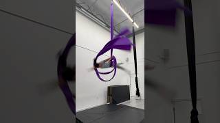 Aerial silks purple aerialsilks aerial silks yoga excercise motivation dance stunts drops [upl. by Rocky]