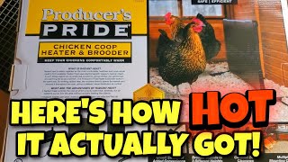 Unboxing Test and Initial Impression PRODUCERS PRIDE Chicken Coop Heater and Brooder Plate [upl. by Hakkeber]