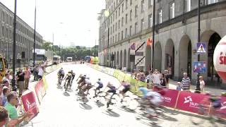 inCycle Tour de Pologne stage one race highlights [upl. by Anileba701]