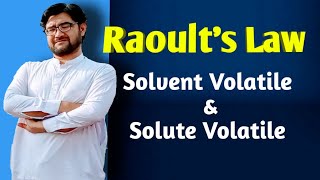 Raoults law when both Solute and Solvent are volatile [upl. by Arodaeht]