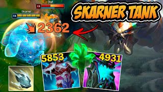 NOVO SKARNER REWORK FULL TANK COM 5 MIL DE VIDA   LEAGUE OF LEGENDS [upl. by Sitrik]