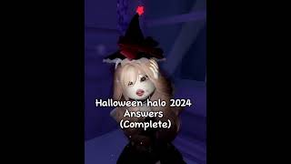 Halo answers 2024 Halloween rhcontent roblox royalehighcontent royalehigh halloweenrh shorts [upl. by Nnaid335]