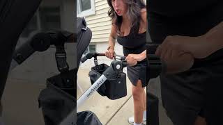 Fav stroller  mom of 3 use code khloegift at checkout momlife millenialparents motherhood [upl. by Jarlathus]