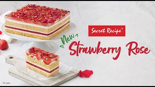 Secret Recipe Strawberry Rose Cake [upl. by Garlan455]