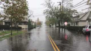 Driving Hurrican Sandy in Coast of Bay Shore Marina OCT 430pm PT1 [upl. by Pinkham247]