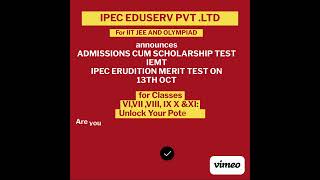 IEMT 13TH OCT for classes VI TO XI [upl. by Oppen]