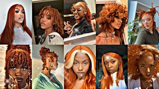 Ginger hairstyle inspo you need to try 🔥🍁🍂 [upl. by Ailegave]