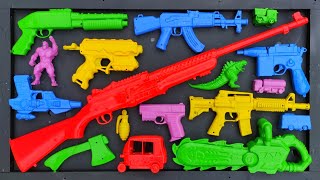 Membersihkan Nerf Ak47 Assault Rifle Shotgun Sniper Rifle Glock Pistol M16 Nerf gun Eps 101 [upl. by Dadinirt]