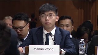 Watch live Hong Kong activist Joshua Wong testifies to US lawmakers [upl. by Innis]