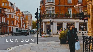 Mayfair Walking Tour  Most Expensive Streets of London  London Walk 4K [upl. by Laks76]