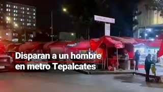 URGENTE  Una persona recibió un impactó de bala en Metro CDMX y pierde la vida [upl. by Adnawal]