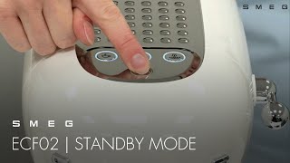 How to Adjust the Standby Mode  Smeg ECF02 [upl. by Atnauqal983]