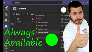 How to stay AVAILABLE on Microsoft Teams ALL THE TIME [upl. by Berliner499]