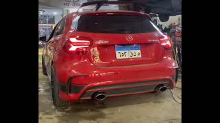 MercedesBenz A Class A200 AMG Line Exhaust Sound [upl. by Arved166]