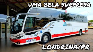 NOVO BUSSCAR NB1 DA PENHA NA RODOVIÁRIA DE LONDRINAPR  MOVIMENTAÇÃO DE ÔNIBUS DAS 1150 ÀS 1235 [upl. by Mayes]