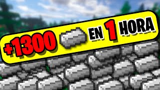 ✅LA MEJOR GRANJA de HIERRO en MINECRAFT 1204 🔥1300 Hierro por hora🔥 [upl. by Gnod]