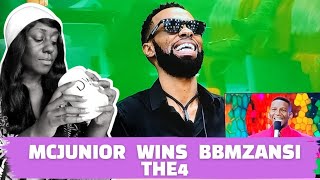 MCJUNIOR WINS BBMZANSI SEASON 4 WALKS AWAY WITH OVER 2000000 RANDS  GLORY ELIJAH [upl. by Ahtenak]