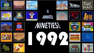 1992  The Animated 90s  A yearbyyear Retrospective of ANOTHER decade of US cartoons [upl. by Naelcm]