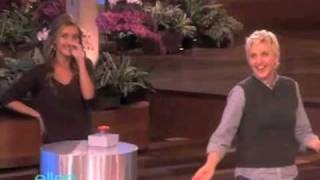 Watch Audrina Patridge Dunk Tony Dovolani on the Ellen DeGeneres Show [upl. by Adrien361]