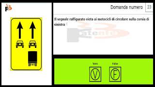 quiz patente b 2024 esame di guida [upl. by Gipsy49]