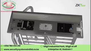 Zkteco Turnstile entry management [upl. by Ordnael]