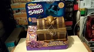 KINETIC SAND TREASURE HUNT Excavation Kit Sealed Unopened Box 010624 [upl. by Ennovihs]