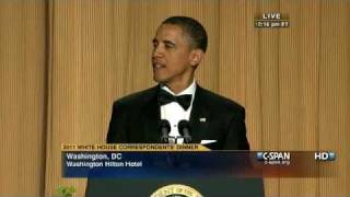 CSPAN President Obama at the 2011 White House Correspondents Dinner [upl. by Augustina821]