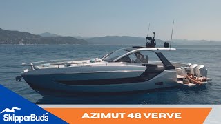 Azimut 48 Verve at FLIBS Walkthrough SkipperBuds [upl. by Gintz903]