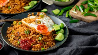 Easy Nasi Goreng  Indonesian Fried Rice Recipe [upl. by Thorncombe276]