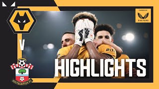 Jimenez Coady and Traore strike to sink Saints  Wolves 31 Southampton  Highlights [upl. by Atnom]