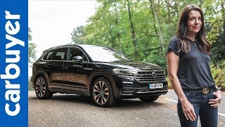 Volkswagen Touareg SUV 2018 indepth review  Carbuyer [upl. by Ogata]