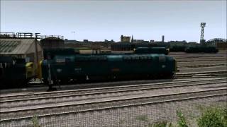 Deltic 17 on scrap loco train Railworks 3 LOCO TV UK [upl. by Delmar]