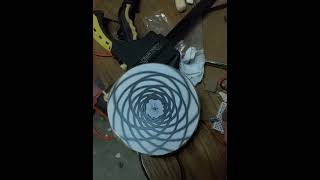 Spinning Fibonacci spirals  mesmerizing strobe effect [upl. by Sadoc]