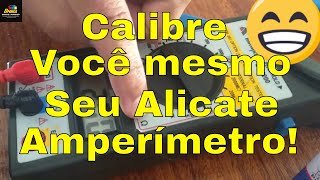 Ajuste aferir ou calibração do seu alicate amperímetro minipa ET3200 [upl. by Robert]