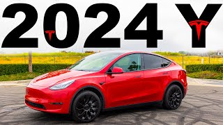 NEW 2024 Tesla Model Y  Its FINALLY Here [upl. by Flanders]