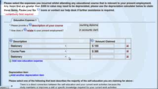 Tax Tips  Self Education Expenses  Online Tax Australia [upl. by Heisser442]