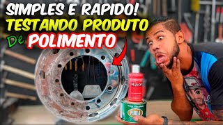 3 TIPOS de POLIMENTO em RODA  FERRO ALUMINIO E INOX PASSO A PASSO [upl. by Jammin]