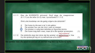 Grade 12  Afrikaans FAL  Gedig en hersiening vrae  Ek het n huisie by die see deur HA Fagan [upl. by Driskill]