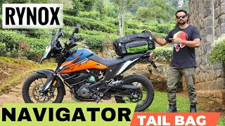 RYNOX Navigator tail bag 50L rynox ktm adv 390 unboxing [upl. by Stilwell654]