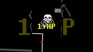 Sans has more than 1 HP… kind of [upl. by Yanal779]