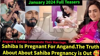 Strings of Love Starlife January 2024 Full Teasers Update in EnglishSahiba Is Pregnant For Angand [upl. by Alleinnad]