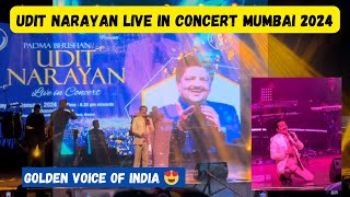 Udit Narayan Live in Concert  Mumbai 2024  First Performance of 2024  Golden Voice of India [upl. by Anowahs595]