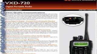 Vertex Standard VXD720 Portable Radio An Overview [upl. by Reseta]