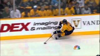 How not to get Kronwalled Detroit Red Wings vs Nashville Predators 41312 NHL Hockey [upl. by Alemaj25]