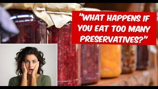 WHAT HAPPENS IF YOU EAT TOO MANY PRESERVATIVES  HealthyEating FoodPreservatives Natural food [upl. by Ricoriki]