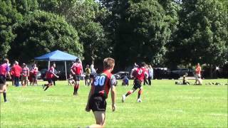 Awesome Rugby HS Interception [upl. by Yeclehc]